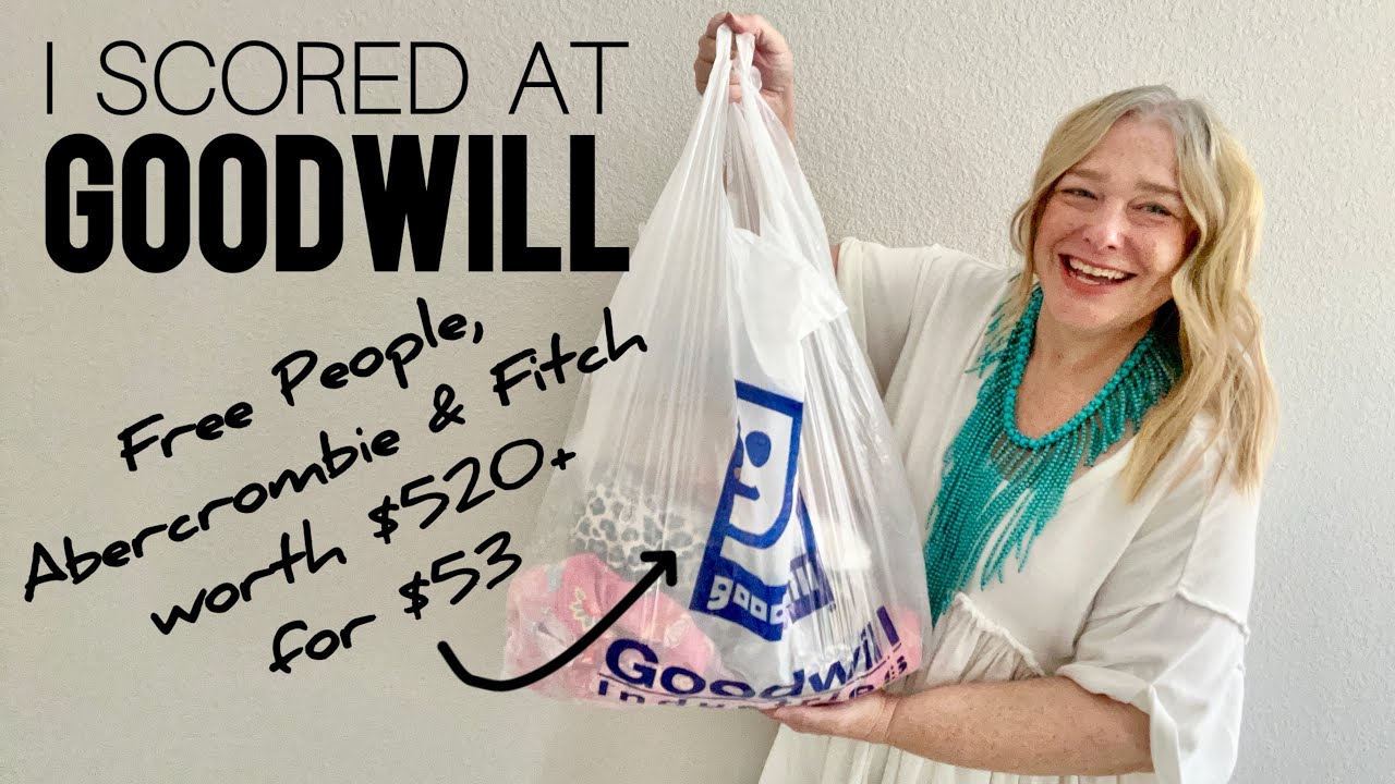 I Scored at Goodwill! Free People, Abercrombie & Fitch Worth $520+ for $53