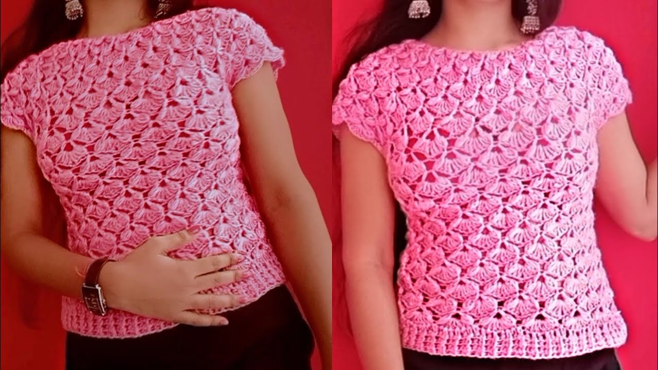 एक बहुत खूबसूरत टॉप आपके लिए|| crochet girls top|| all home tips