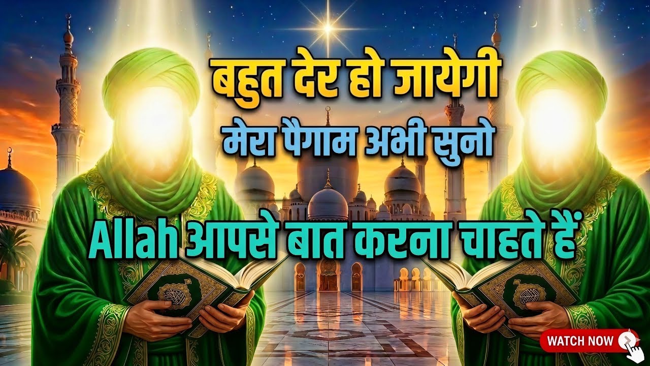 बहुत देर हो जायेगी… अभी सुन लो! | Allah आपसे बात करना चाहते हैं | दिल को हिला देने वाला पैग़ाम