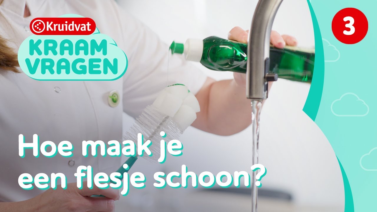 Babyflesje reinigen: de beste tips | Kraamvragen | Afl. 3 | Kruidvat