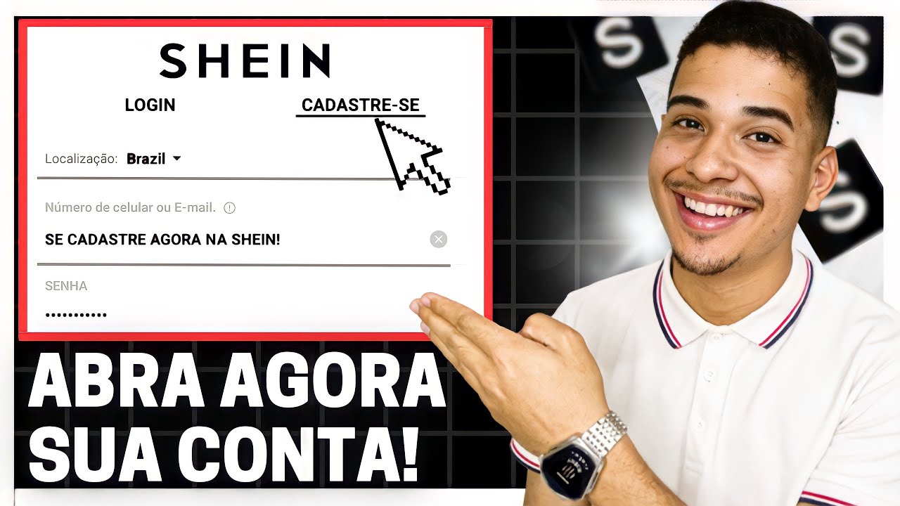 [2026] COMO SE CADASTRAR NA SHEIN | APRENDA COMO ABRIR SUA CONTA! (PASSO A PASSO)