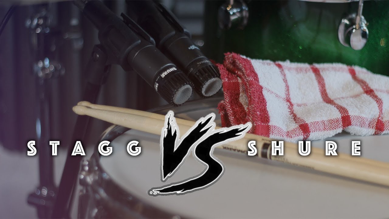Snare Drum Mic Shootout! Shure Sm57 VS Stagg SDM70