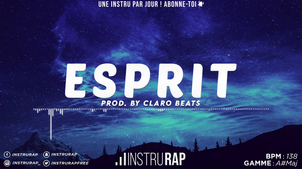 [FREE] Instru Rap Trap/Triste 2020 | Emotional Instrumental Rap 2020 - ESPRIT - Prod. By Claro Beats