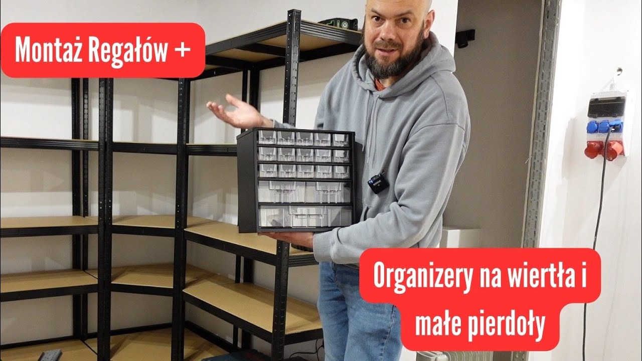Regały i organizery do warsztatu, garażu czy spizarni
