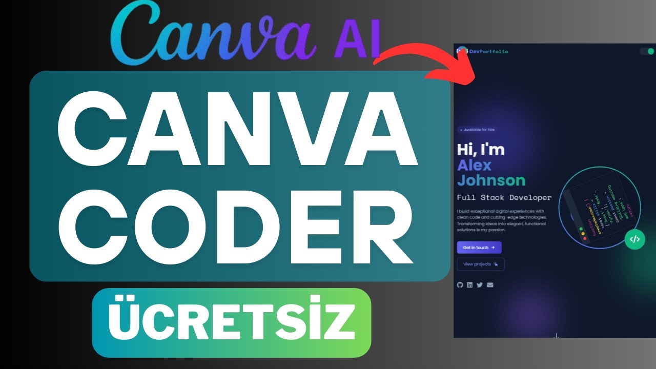 CANVA CODER: Harika Tasarımlar! | ÜCRETSİZ & Canva AI | Soluksuz KODLA!
