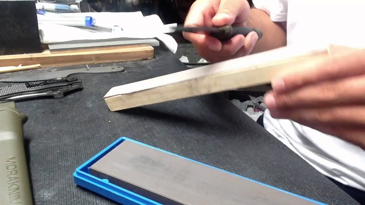 Freehand sharpening - bevel alignment