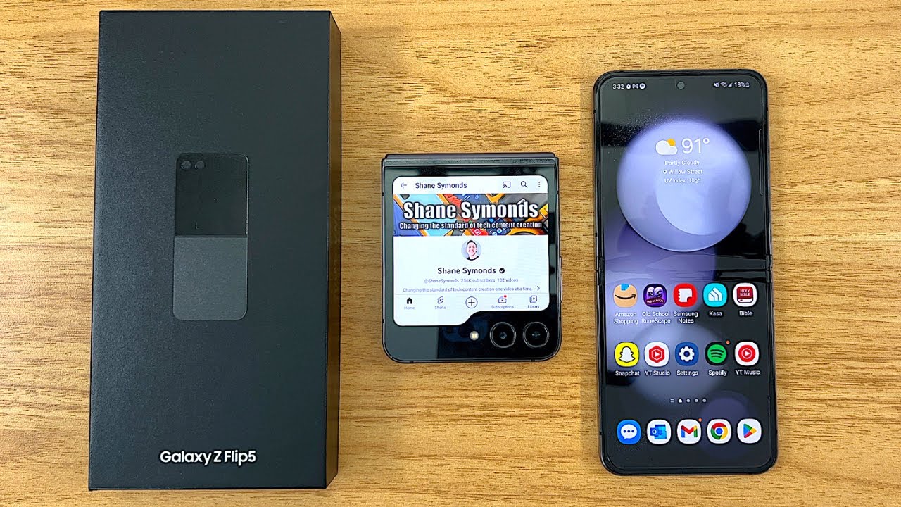 Распаковка и первые впечатления Samsung Galaxy Z Flip 5!