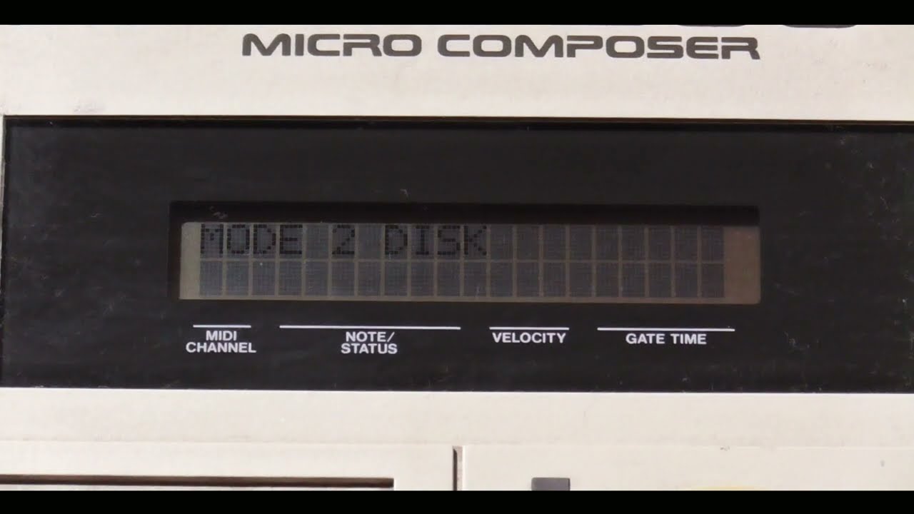 Roland MC-500 Sequencer 1986 (Micro Composer)