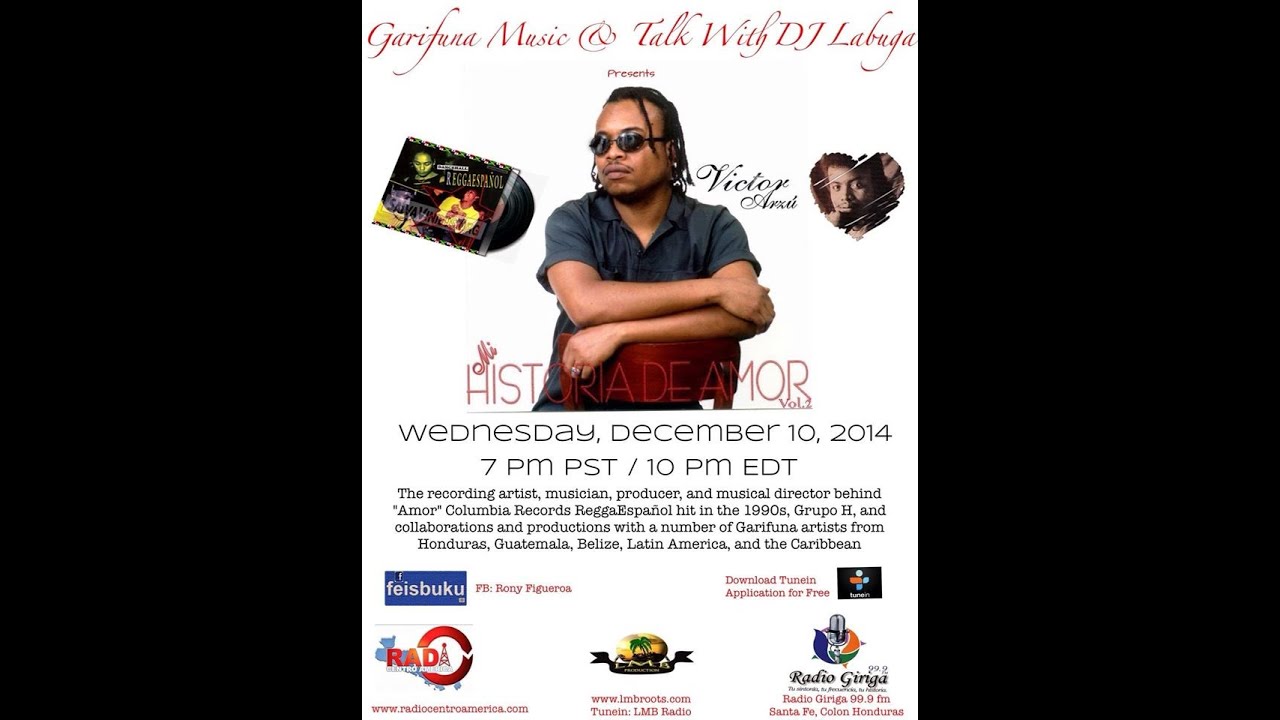 Garifuna Music & Talk With DJ Labuga Presents Victor Arzu