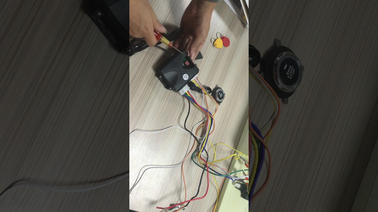 car engine start stop button system how to disable rfid anti theft feature 1000PSR