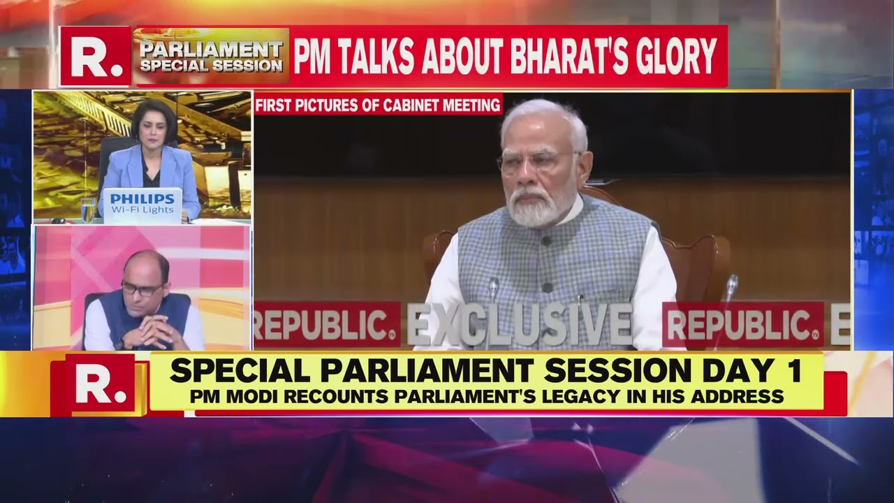 PM Narendra Modi Chairs Cabinet Meeting In Parliament House Annexe In Delhi