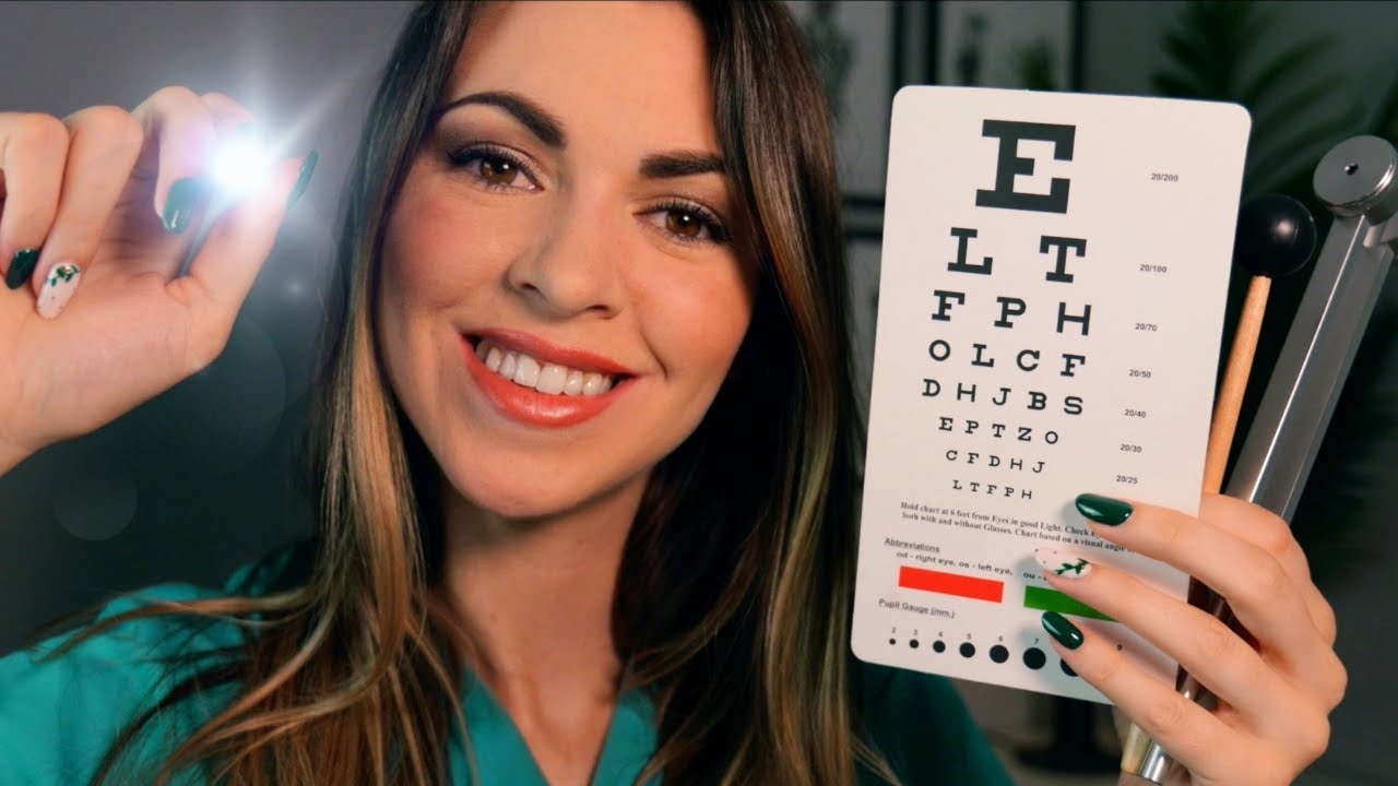 [ASMR] Classic Cranial Nerve Exam (Detailed & Realistic) ♡