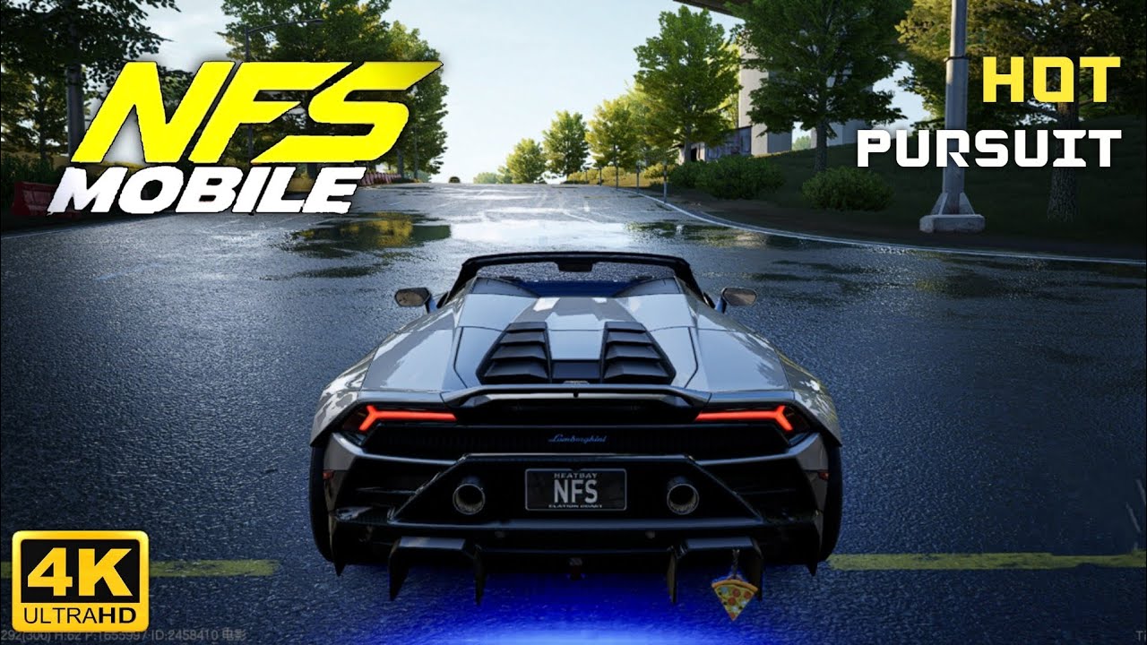 NFS MOBILE LOOKS INSANE ON MAX GRAPHICS! GAMEPLAY - HOT PURSUIT (Lamborghini Huracan)