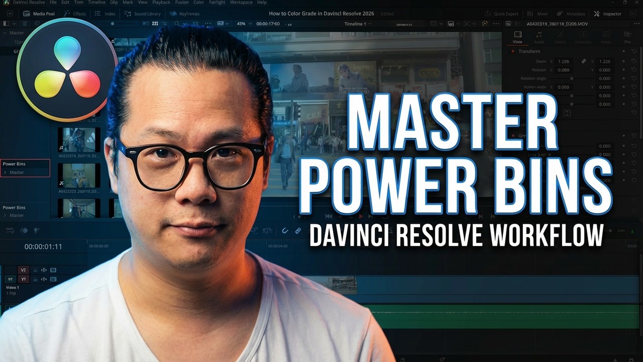 Why Every Editor Needs Power Bins in DaVinci Resolve