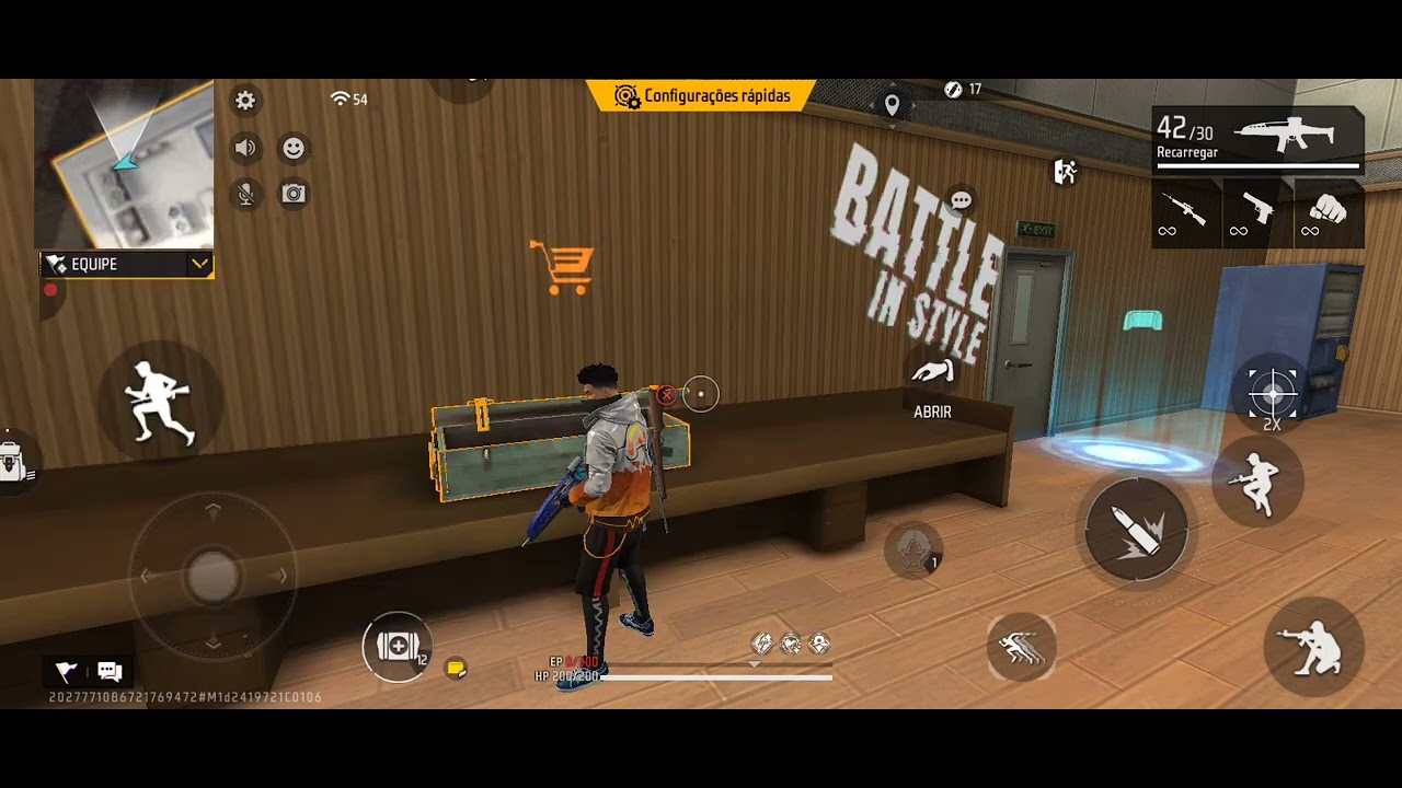 Jogando ff com meu irmão 