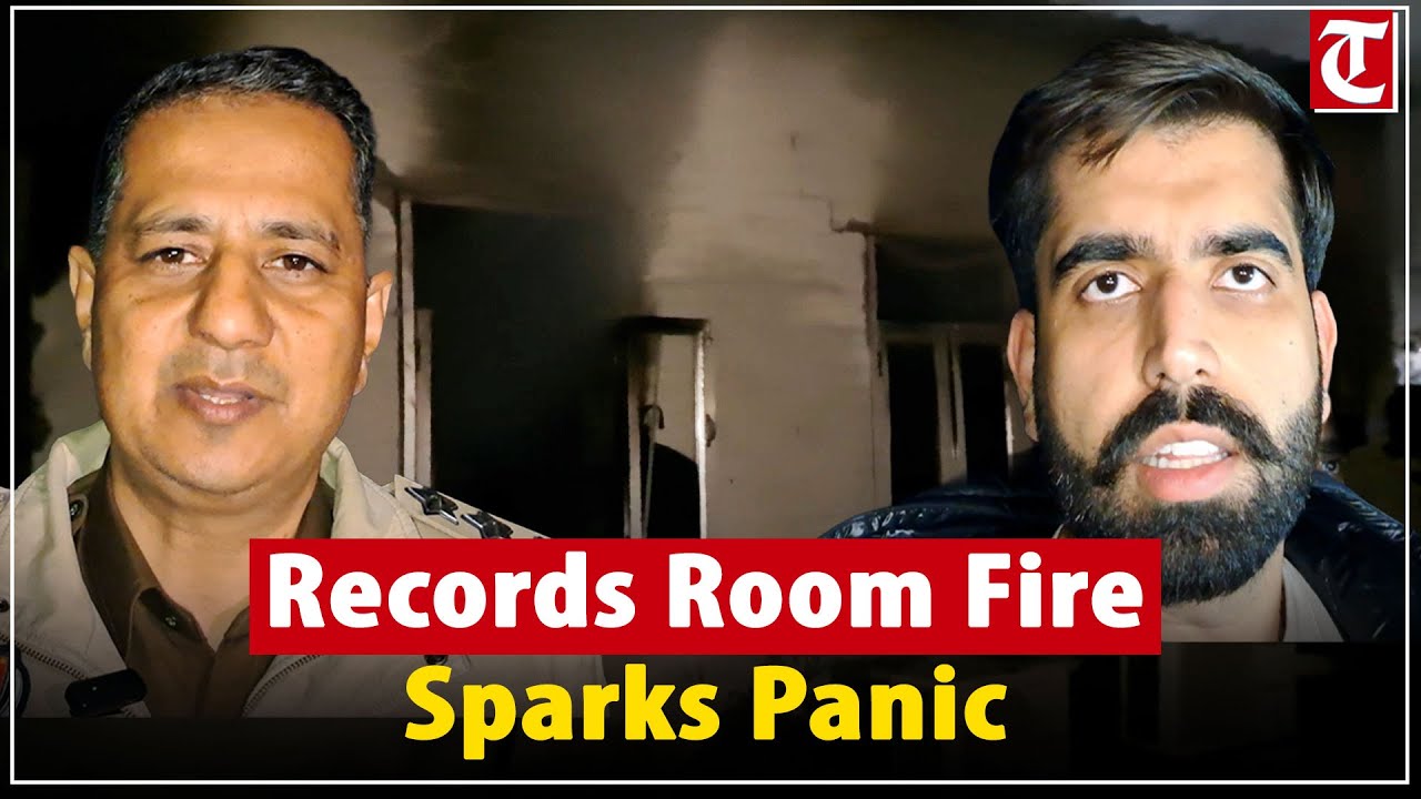 Fire Damages Bathinda Municipal Records Room, Documents Burnt; Fire Teams Rush to Control Blaze