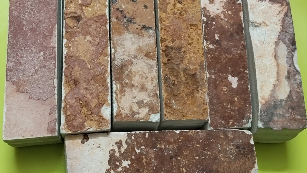 💫🤩Black🖤 Brown🟤 Yellow🟡 Coated White🤍 Slate Bar Oddly Satisfying Scraping Video💥