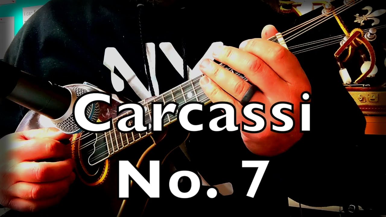 Carcassi Etude No.  7, Opus 60 | mandolin | tablature
