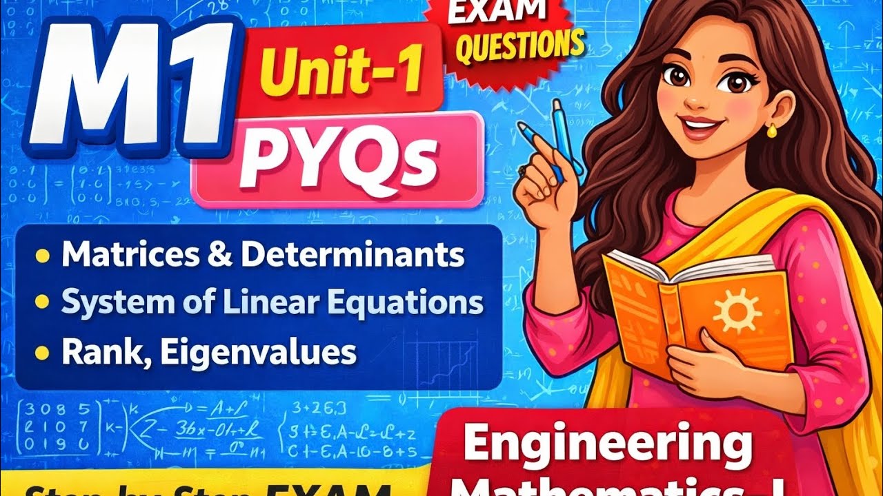 AKTU Engineering Mathematics-I (Sem1) PYQs detailed explaination 