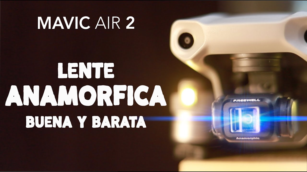GRAN lente ANAMORFICA (y barata) para el Mavic Air 2 / [REGALO una] 😱