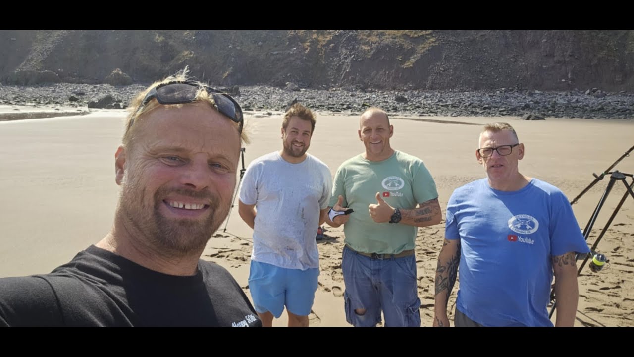 Fishing Selworthy Sands Bristol Channel August 2025