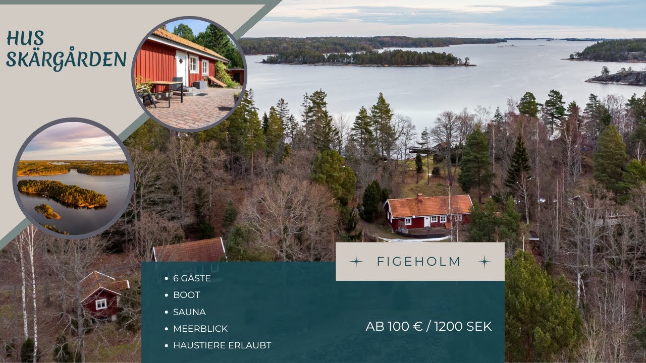 Hus Skärgården – Traumhaftes Ferienhaus in den Schären von Småland | Schweden-Ferienhaus24