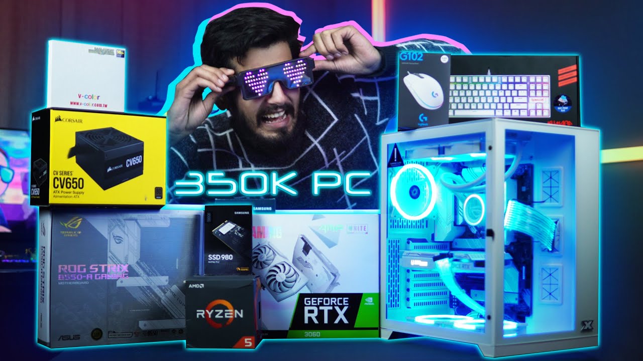 All WHITE Gaming PC Build! Rs 3.5 Lakh