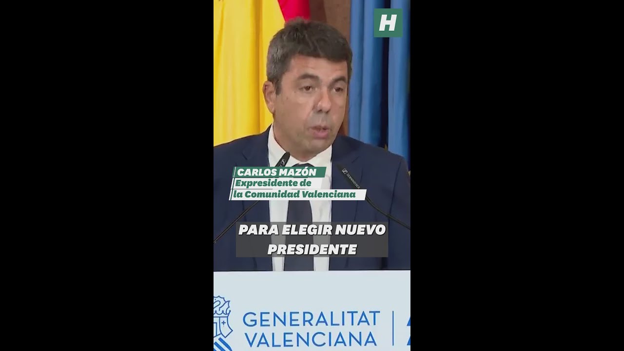 Carlos Maz&oacute;n anuncia su dimisi&oacute;n y deja en manos de PP y Vox la elecci&oacute;n de su sustituto