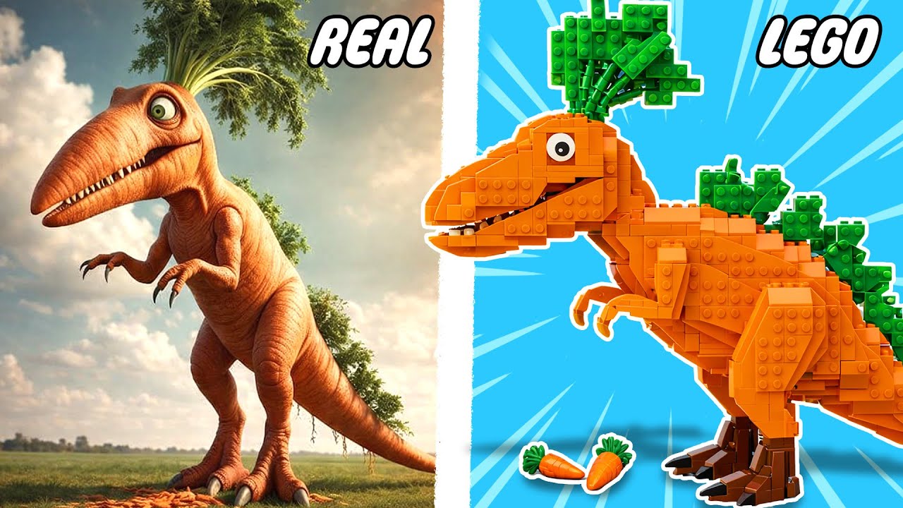 LEGO Dinosaurs Transform into Brainrot… This Got Really Weird! | RM Bricks Channel