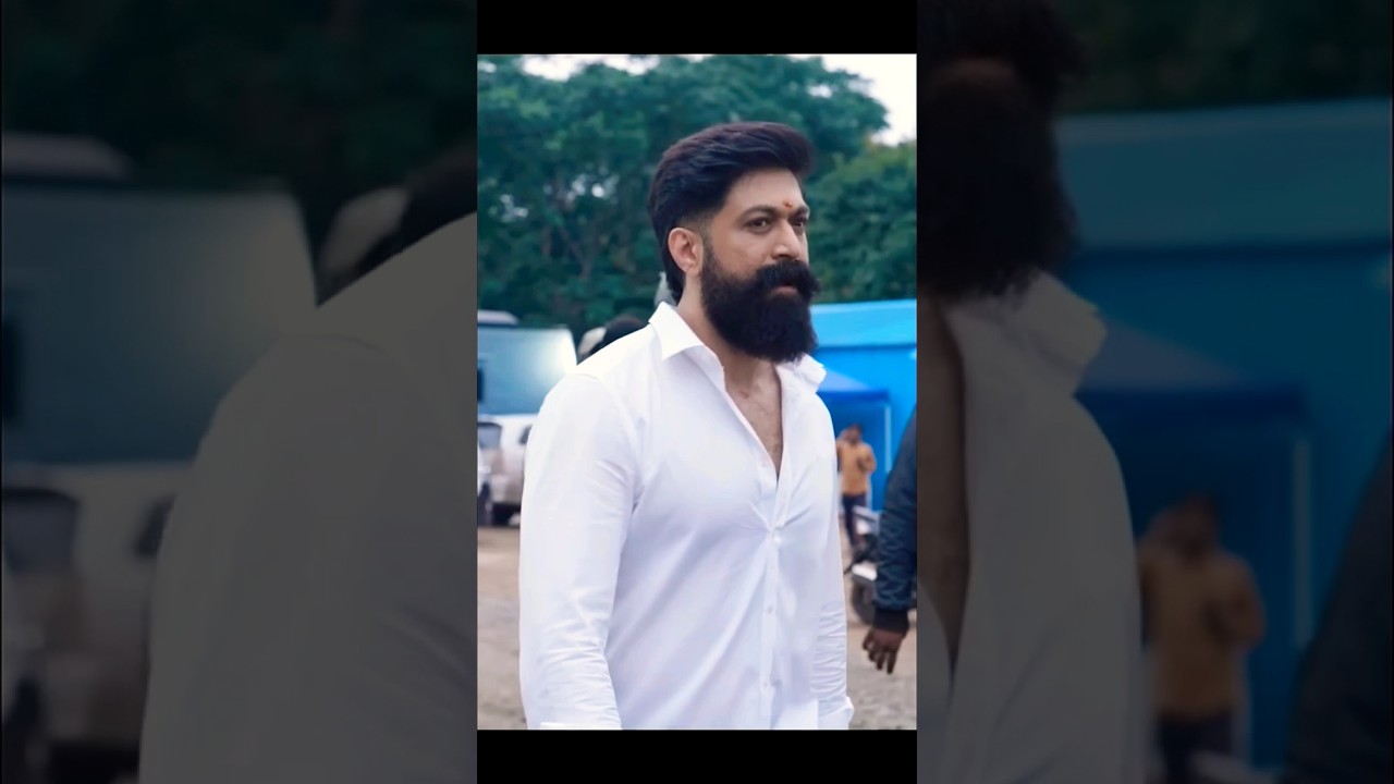 Rocking star Yash new hair cut look #rokingstaryash #trendingvideo