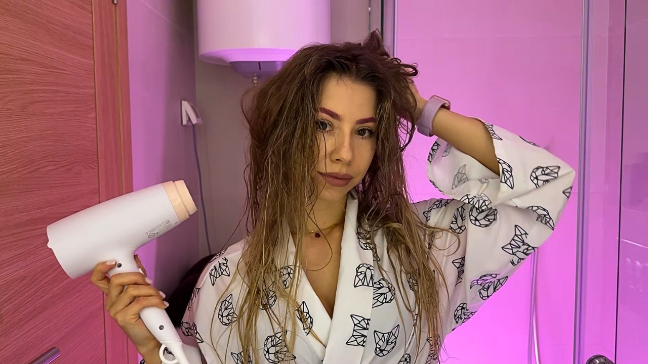 Relaxing Night 🌙 ASMR Hair Dryer Sound - 8 Hours