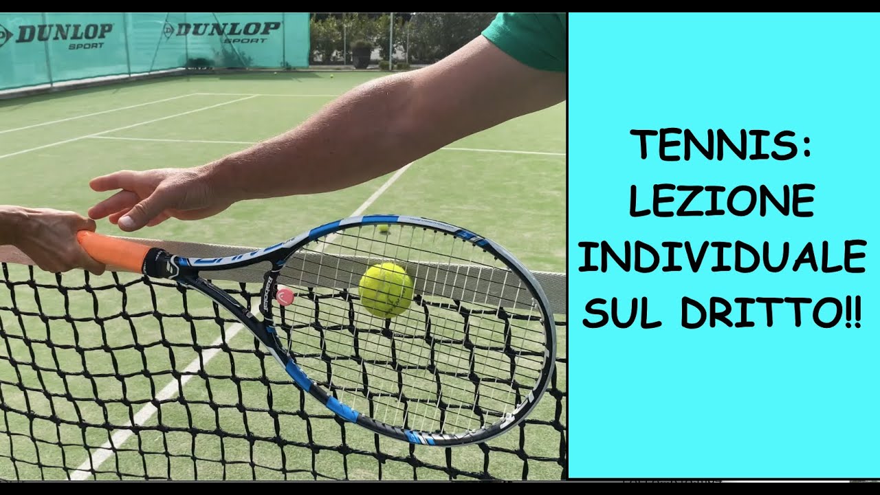 Tennis-Lezione individuale sul Dritto!!