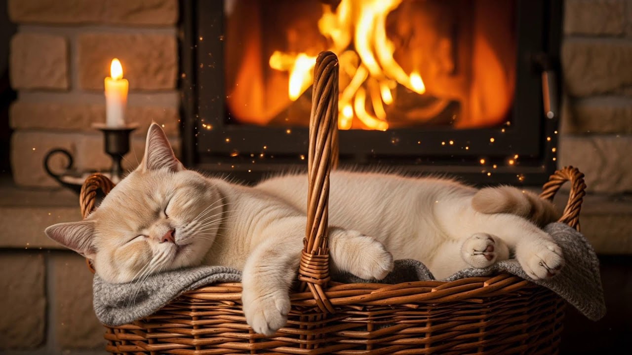 Soothing 432Hz Sounds For Anxious Cats 🐾 Calming Music And Cozy Atmosphere For Deep Relaxation