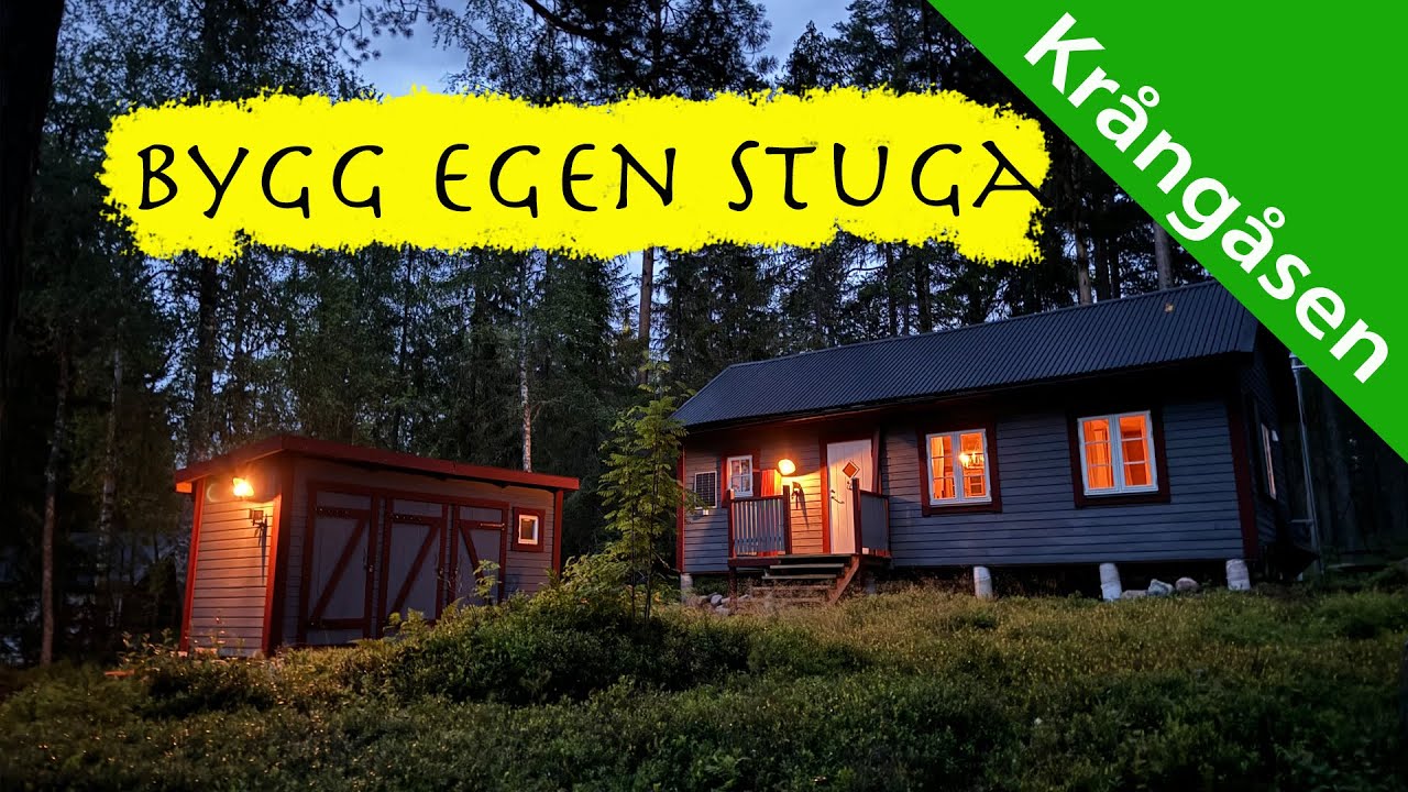 Bygg din egen stuga off grid - fr&aring;n plint till nock