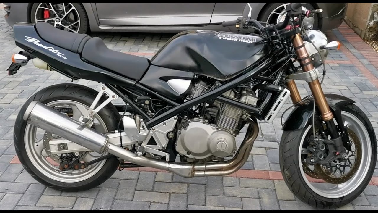 1993 Suzuki Bandit 400 , first ride after rebuild