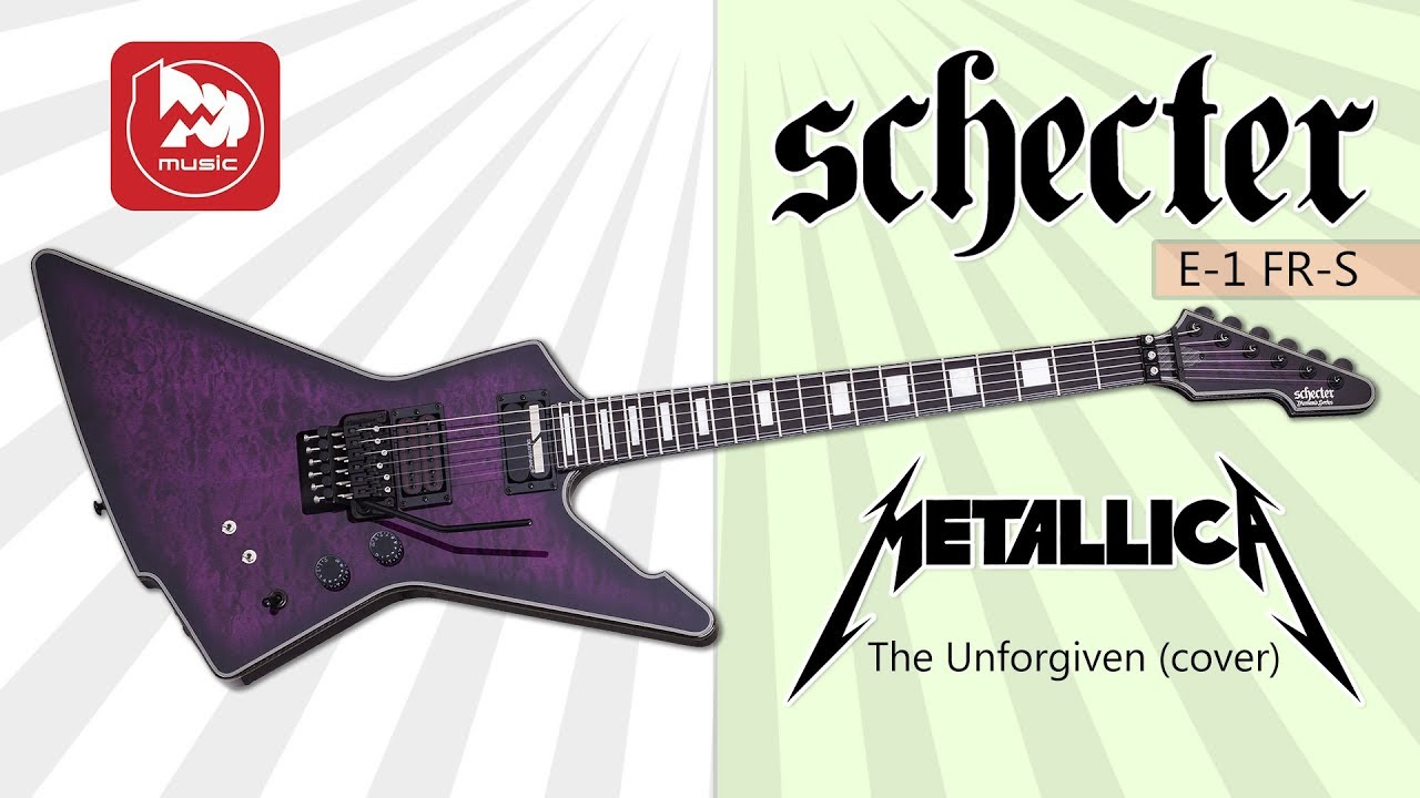 Электрогитара SCHECTER E-1 FR-S TPB ( Гитарный кавер Unforgiven )