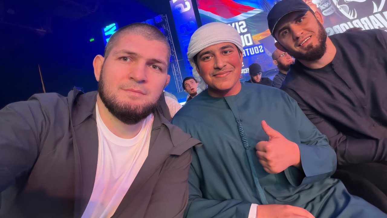 Khabib & Islam Makhachev at UAE Warriors 67