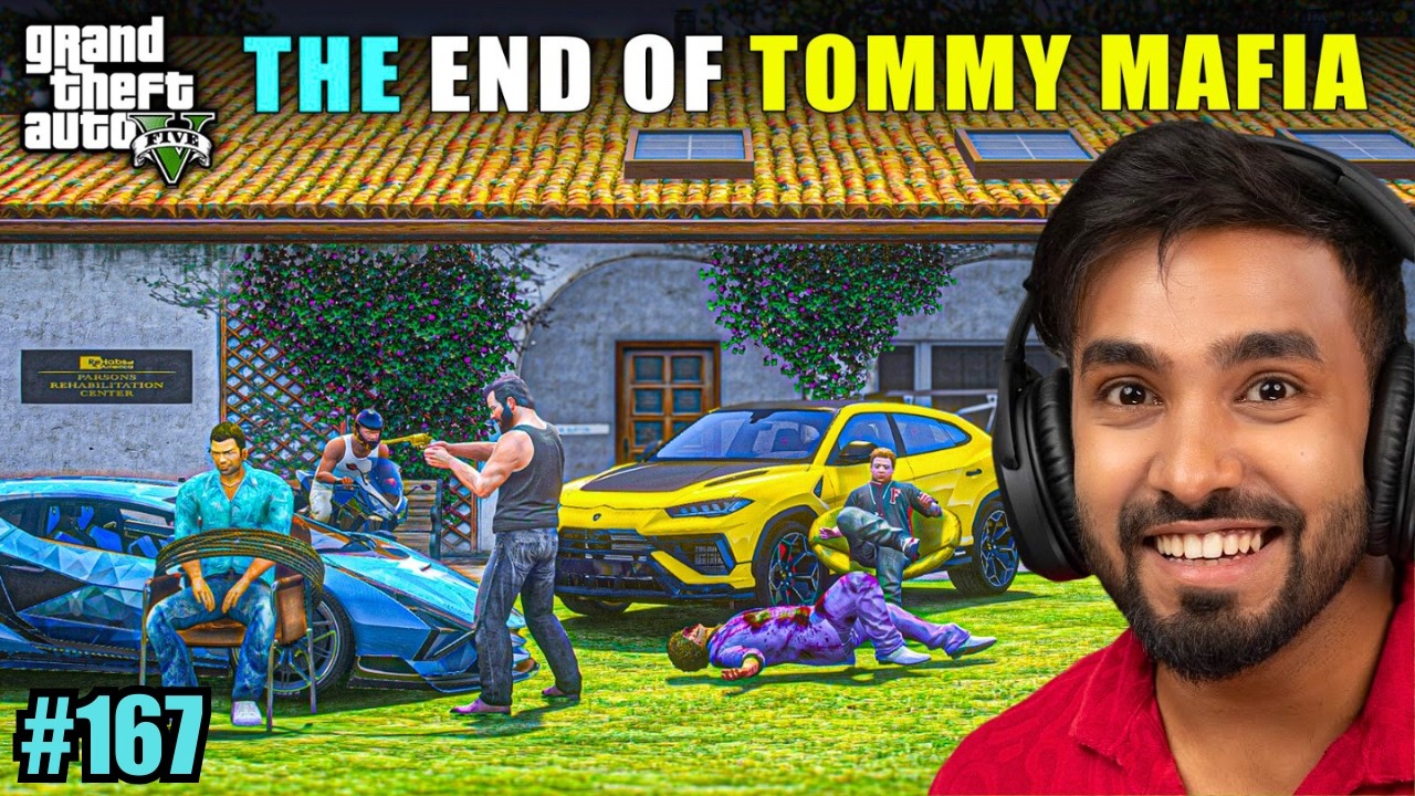 THE END OF TOMMY MAFIA | TECHNO GAMERZ GTA V GAMEPLAY #167