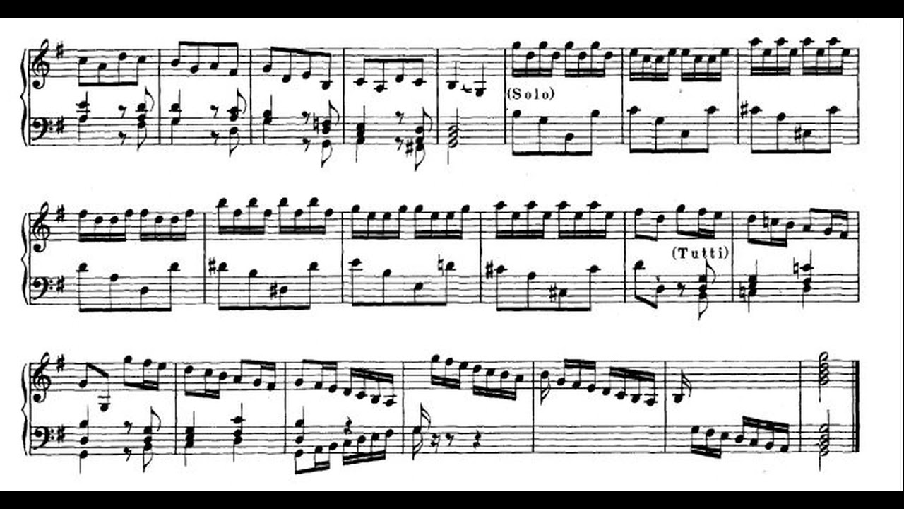 VIVALDI - BACH: CONCERTO G MAJOR BWV 973