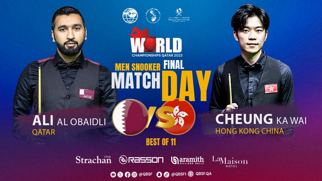 IBSF WORLD CHAMPIONSHIPS QATAR 2023  l MENS SNOOKER FINAL