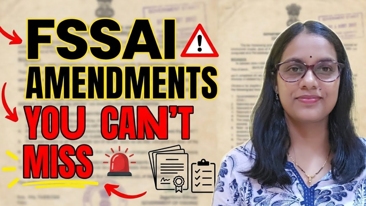 Разъяснение последних поправок FSSAI | Новые лимиты оборота, изменения в лицензировании и регистр...