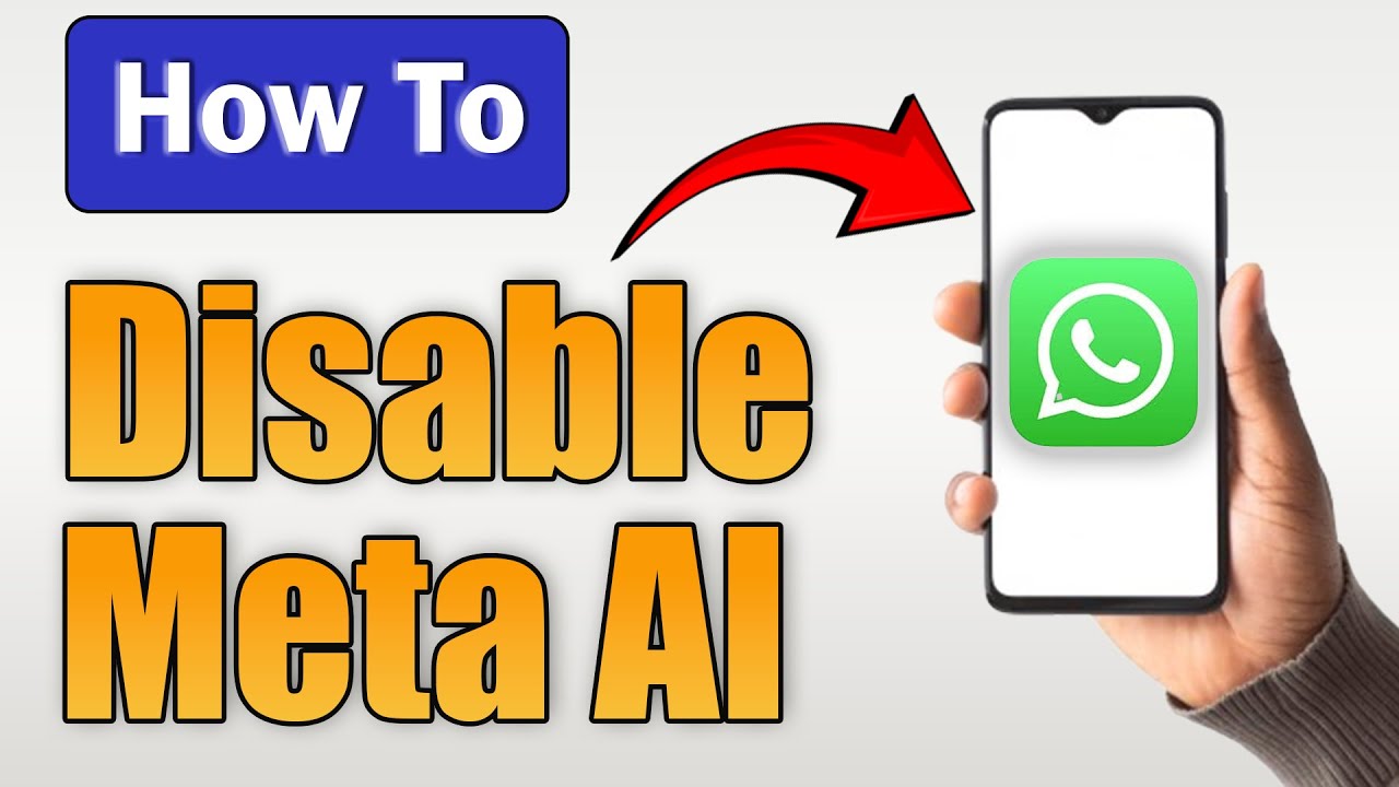 How to Disable Meta AI in WhatsApp! - (iPhone & Android)