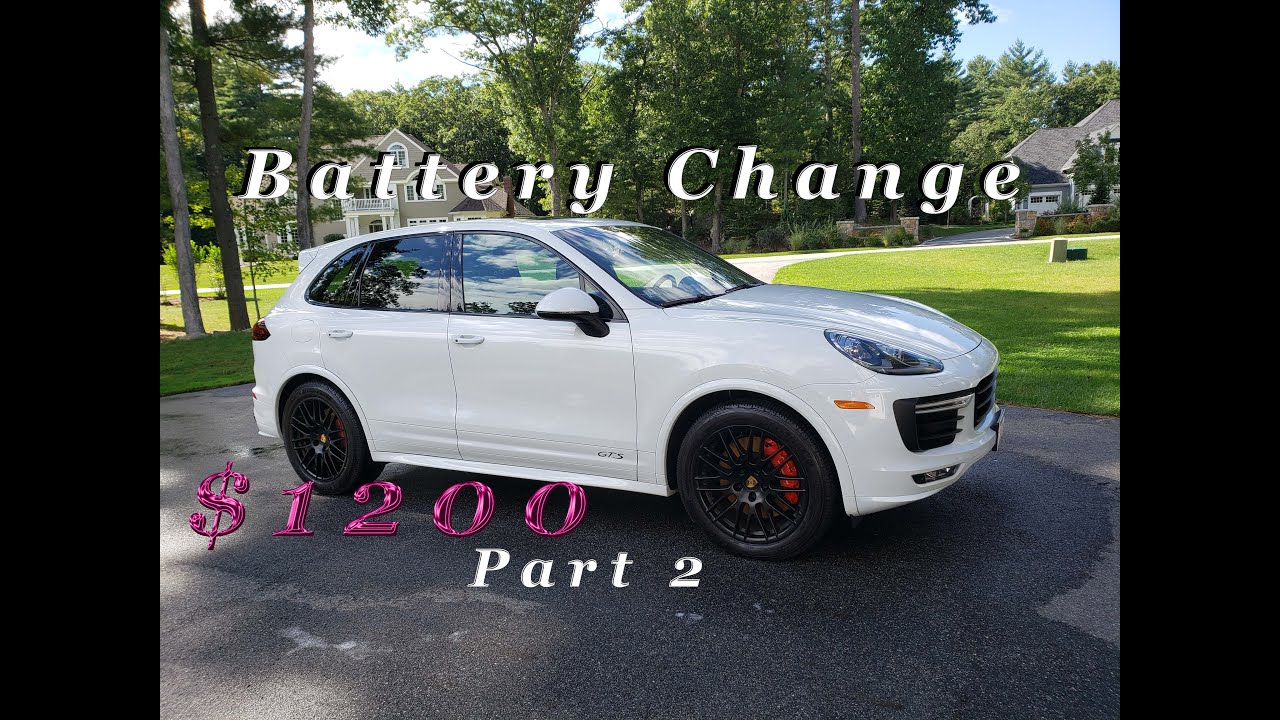 Как заменить аккумулятор Porsche Cayenne ЧАСТЬ 2 2015-2018 958.2 Замена аккумулятора 2011-2014