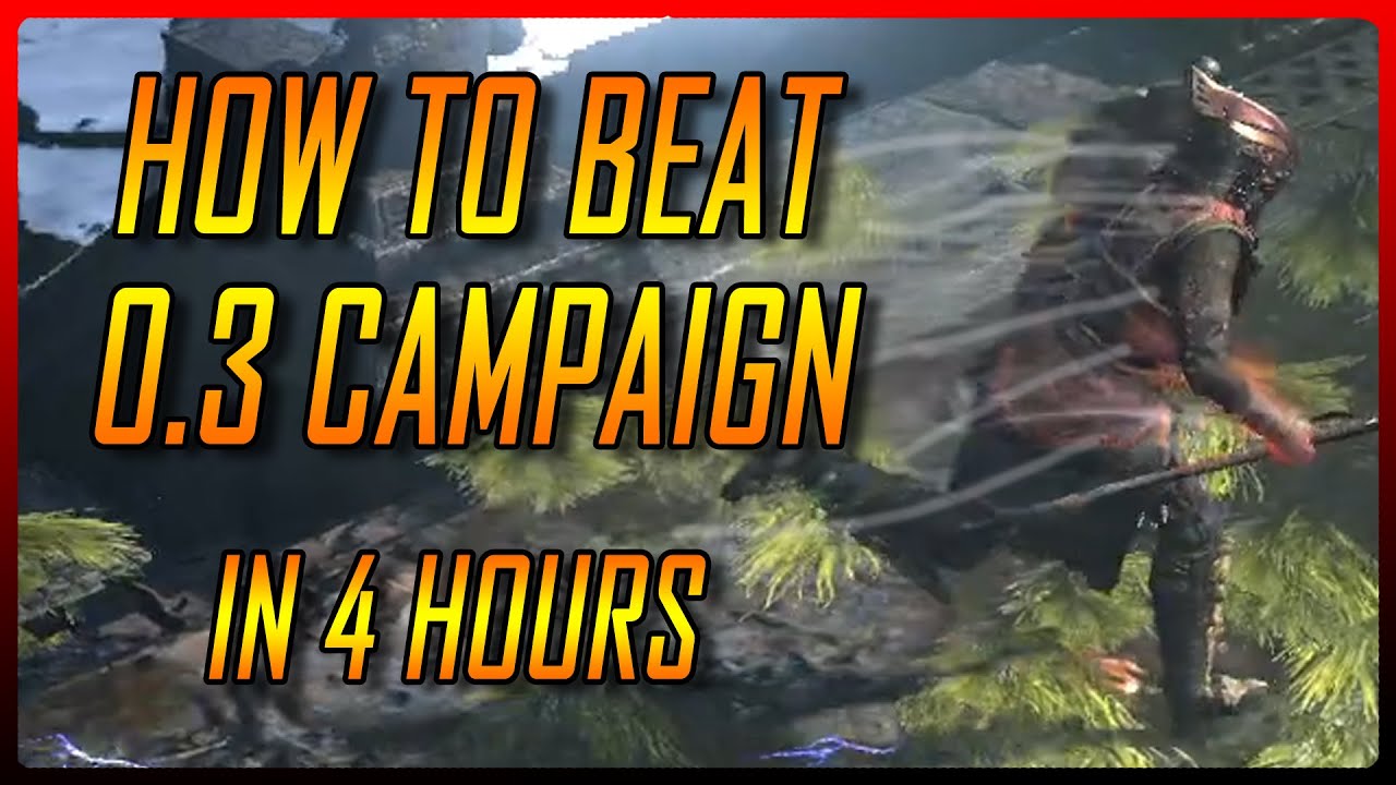 How I beat Campaign in 4 Hours Any class - PoE2 0.3 version