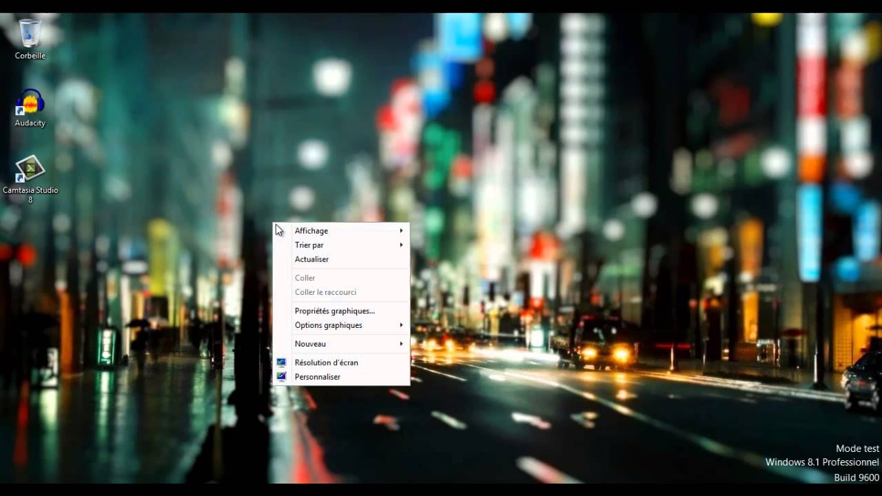 AFFICHER LE POSTE DE TRAVAIL DANS LE BUREAU (WINDOWS 8)