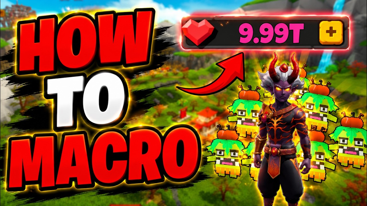 How to SKILL MACRO in Giant Simulator Reborn