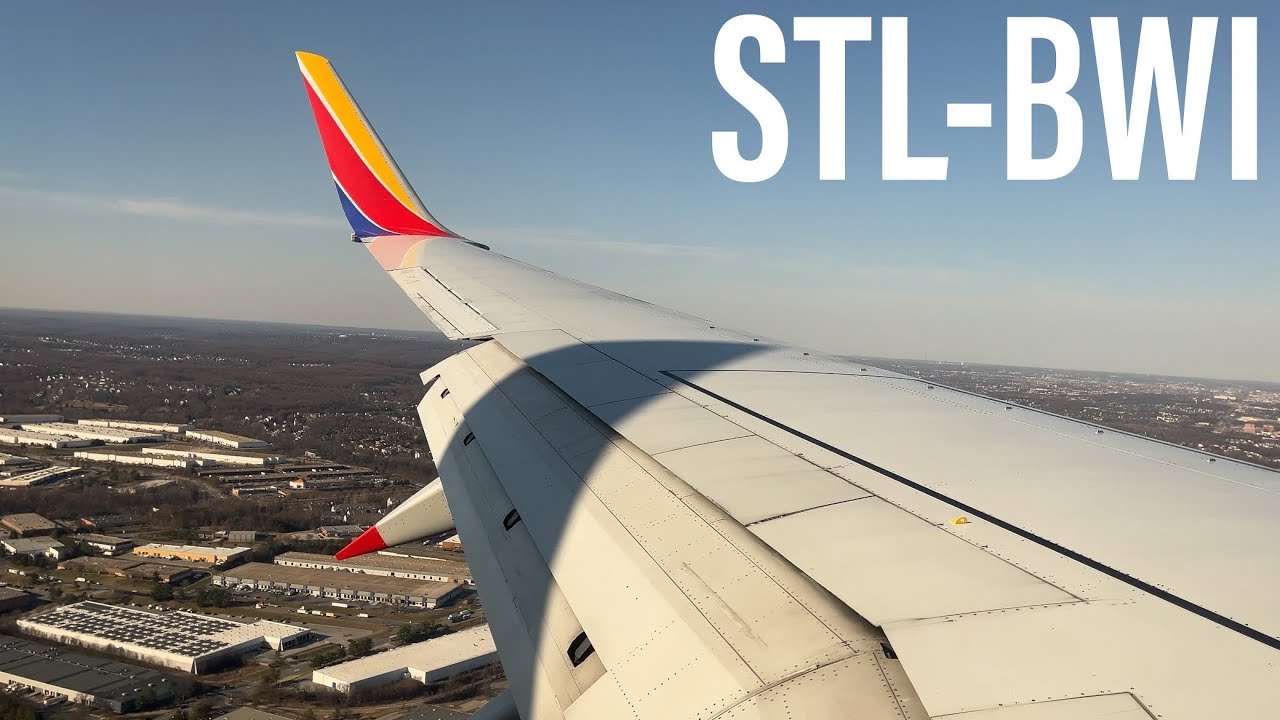 Full Flight #126 - Southwest Airlines - Boeing 737-700 - St. Louis (STL) to Baltimore (BWI)