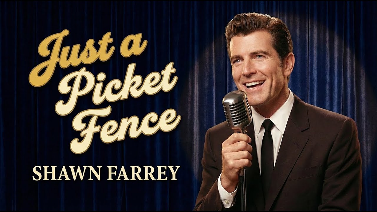 Just a Picket Fence - Shawn Farrey (Official Audio) | Nostalgic 50s - 70s | Vintage Americana Style