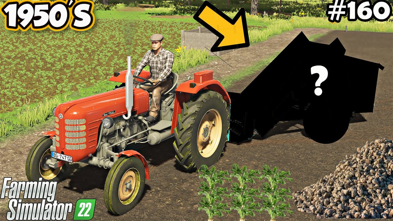 1950'S. I bought a BEET HARVESTER. Farming simulator 22. FS 22. Timelapse. Ep. 160
