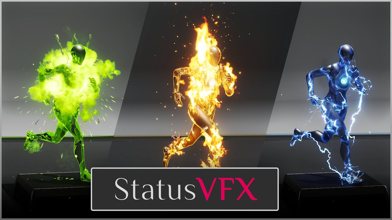 StatusVFX - Niagara Asset Pack for Unreal Engine